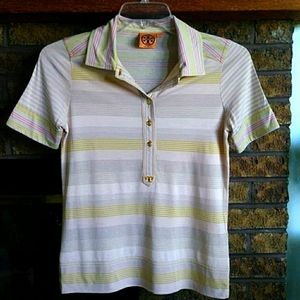 Tory Burch soft & lightweight striped shirt